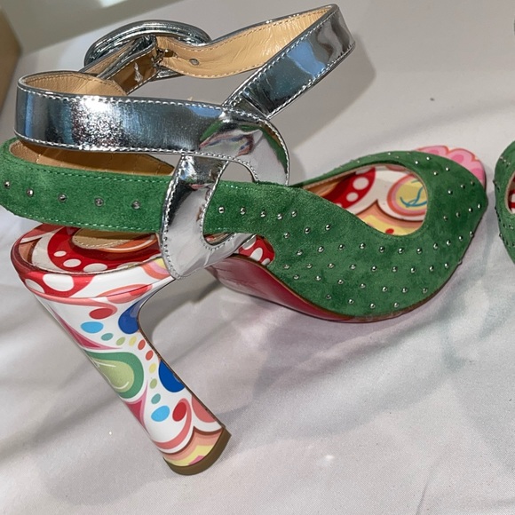 Christian Louboutin Loopinga Toe Plume 100 - Picture 10 of 11